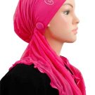 Sparkle HijabiCap Premade Hijab- Magenta