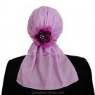 Spanish Flower HijabiCap Premade Hijab - Lilac