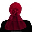 Spanish Flower HijabiCap Premade Hijab - Rouge