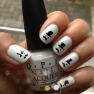 Mustache Nail Stickers - Boii Nail polish