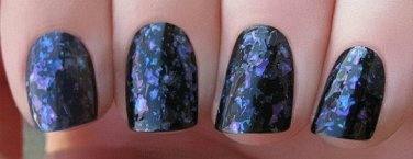 blue flakie  Glitter Polish - Boii Nail polish