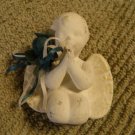 Mini Praying Cherub with Flowers