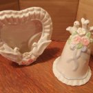Porcelain Picture Frame & Bell