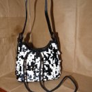 Small Black & White Woman's or Kids Strap Purse