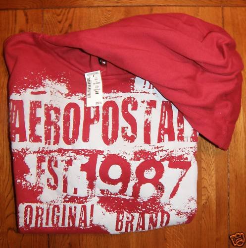 Aeropostale Red Pullover Hoodie NWT-SZ Medium