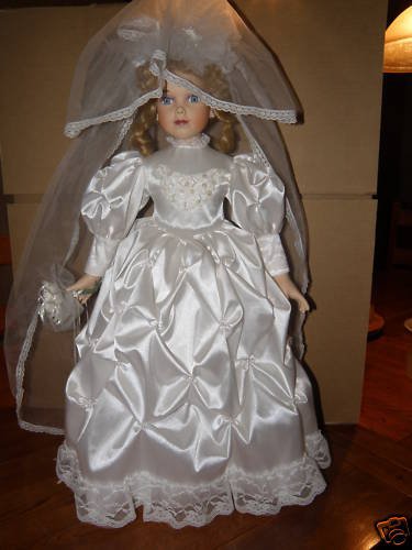 Porcelain Bridal Doll - Very Beautiful-Amazing Detail