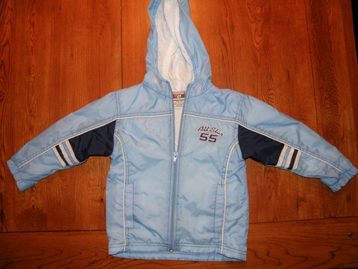 Light Blue Toddlers Nylon Jacket Size 4T