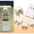 1600 WATT TRAVEL VOLTAGE CONVERTER KIT STEP DOWN 220V $