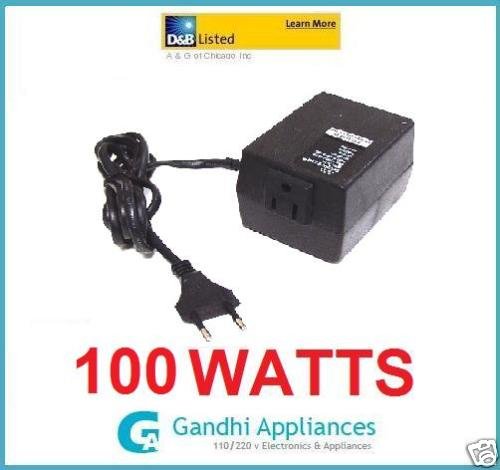 NEW 100 WATT AC VOLTAGE TRAVEL ADAPTER POWER CONVERTER