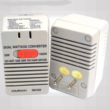 50-1600 WATT POWER TRAVEL CONVERTER ADAPTER TRANSFORMER