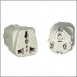 Grounded Travel Plug Adapter Type E F Shucko US to EU