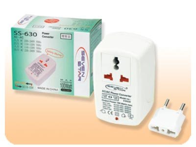 100 WATT TRAVEL VOLTAGE CONVERTER 110V/220V & 220V/110V