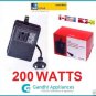 200W TRAVEL VOLTAGE CONVERTER ADAPTOR EUROPE FOR LAPTOP