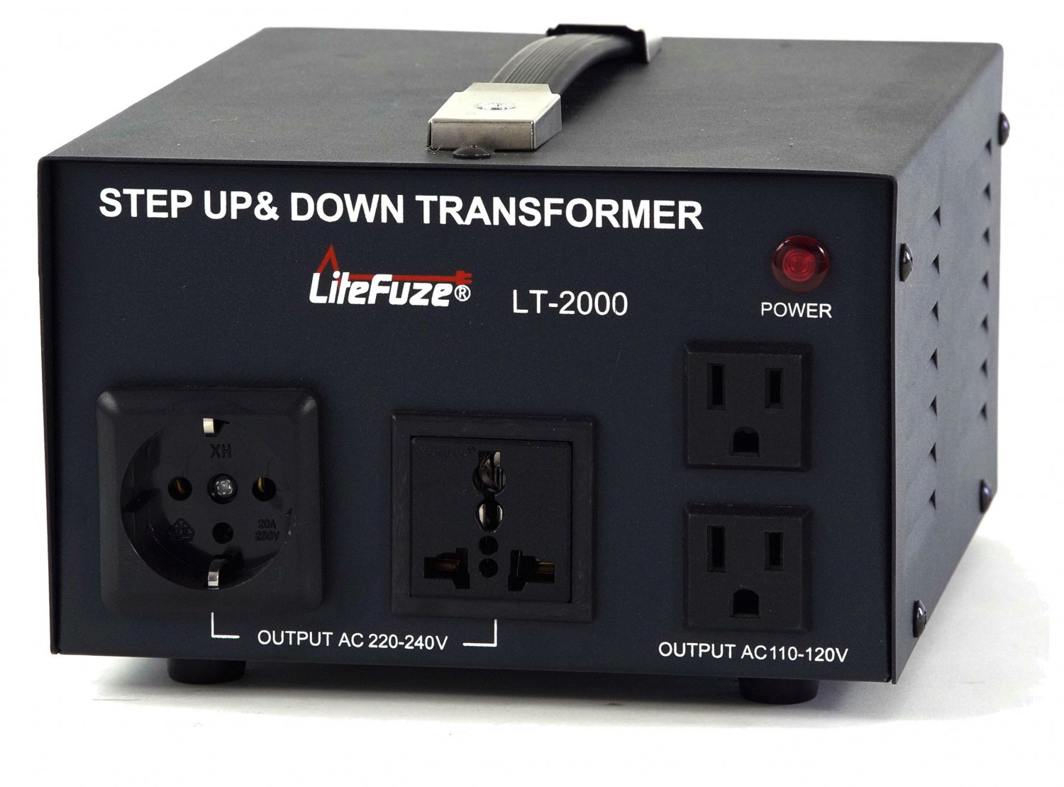 2000 WATT POWER VOLTAGE CONVERTER TRANSFORMER 110220 V