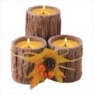 TRIPLE BARK CANDLE  W12043
