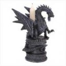 GRANITE DRAGON CANDLEHOLDER  W12290