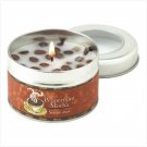 PEPPERMINT MOCHA SCENT TIN CANDLE  W12799