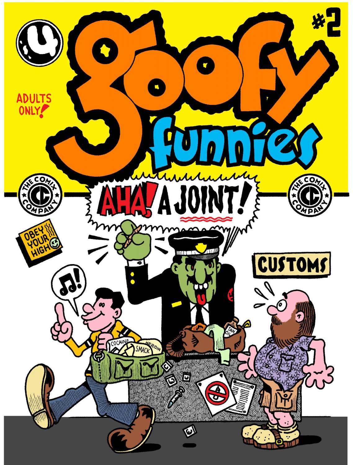 GOOFY FUNNIES #2 Dexter Cockburn Underground Comix