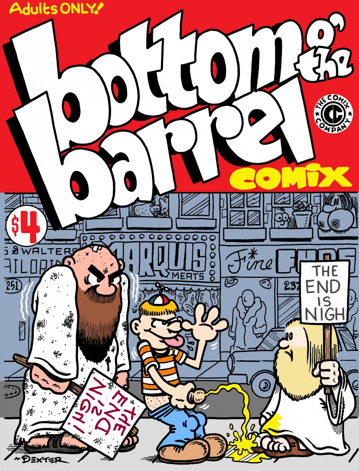 BOTTOM OF THE BARREL COMIX - Dexter Cockburn Underground Comix