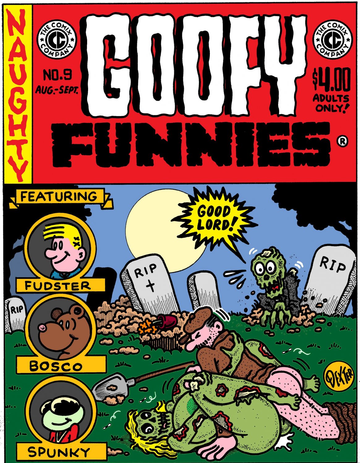 GOOFY FUNNIES #9 - Dexter Cockburn Underground Comix