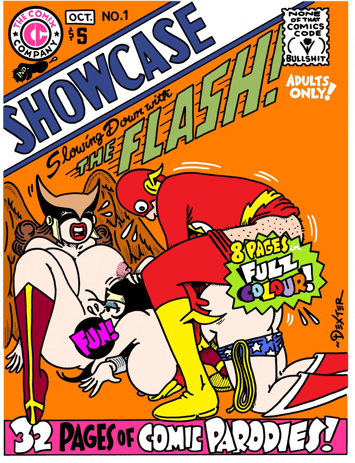COMIX COMPANY SHOWCASE 2021 EDITION - Dexter Cockburn Underground Comix Parody