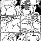 SPOOKY FUNNIES PG 6 ORIGINAL COMIC ART - Dexter Cockburn Underground Comix