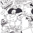 DIZZY PROMO AD PAGE - Dexter Cockburn Original Art