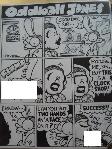 ODDBALL JONES ORIGINAL ART - Dexter Cockburn Underground Comix
