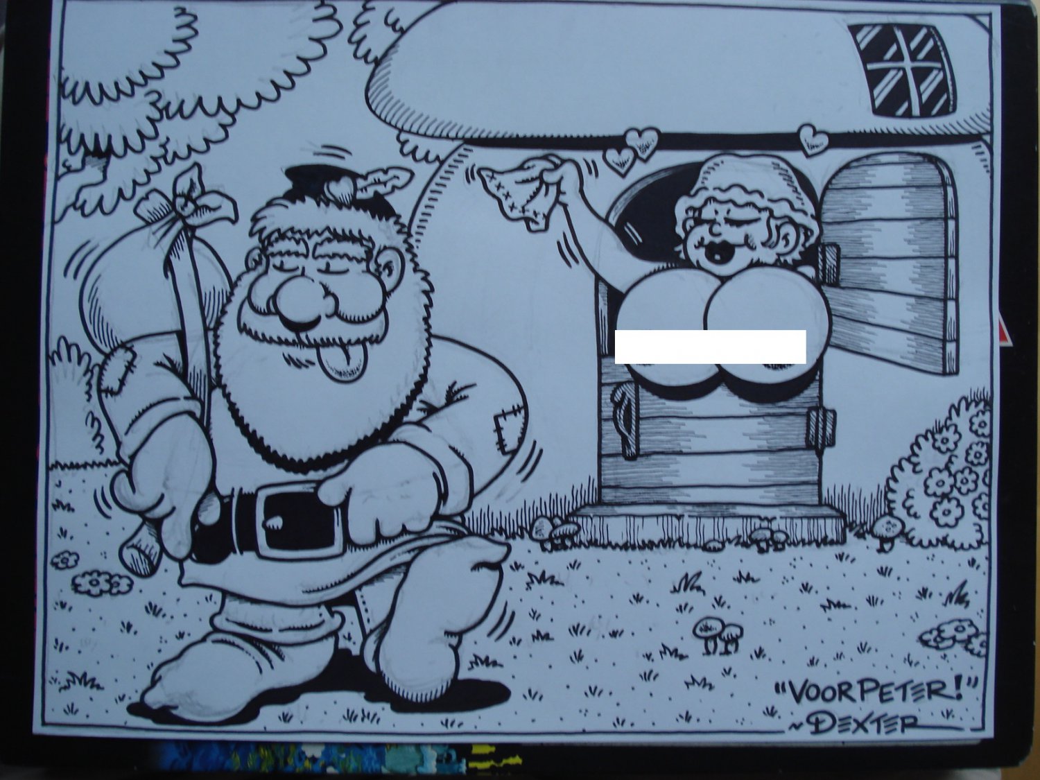 DOUWE DABBERT PARODY ART - Dexter Cockburn Underground Comix