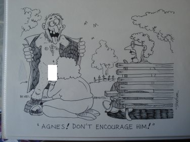 TWO GALS AT THE PARK ORIGINAL ART - Dexter Cockburn Original Art