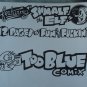 TOO BLUE LOGO PLUS DEXTER ARTWORK - Dexter Cockburn Original Art