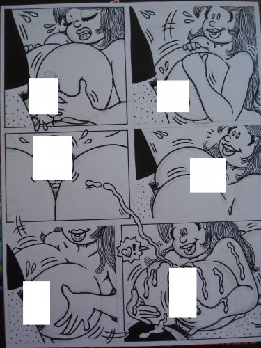 DEXTER COMIC PAGE 3 - Dexter Cockburn Original Art