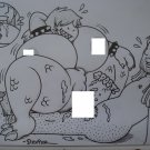 DEXTER COCKBURN CHARACTER ART 1 - Dexter Cockburn Original Art