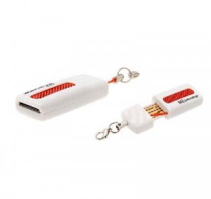 Ultra Compact Micro SD Card Reader Writer Keychain