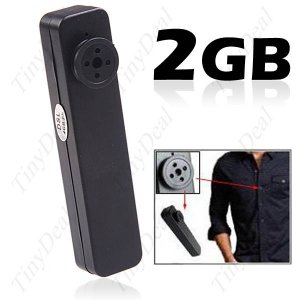 3 in 1 Button Spy Digital Camera Camcorder Voice Recorder with TF Slot