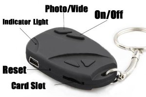 Car Remote Key Style MINI Spy DV Camera with Key Ring(Video Recorder+ Sound Recorder+ Camera)