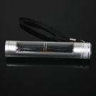 Solar Power 5 LED Flashlight Camping Torch with Compass
