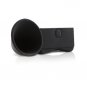 Silicone Horn Stand Amplifier Speaker for iPhone 4G BLK