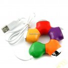 Flower 4Ports USB Hub USB Accessory