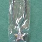 Murano Style Glass Amber Multi Color Star Pendant Necklace