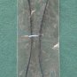Dichroic Glass Murano Style Rectangle Cranberry Black Silver Pendant Necklace