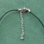 Dichroic Glass Murano Style Rectangle Yellow Blue Silver Pendants Necklace