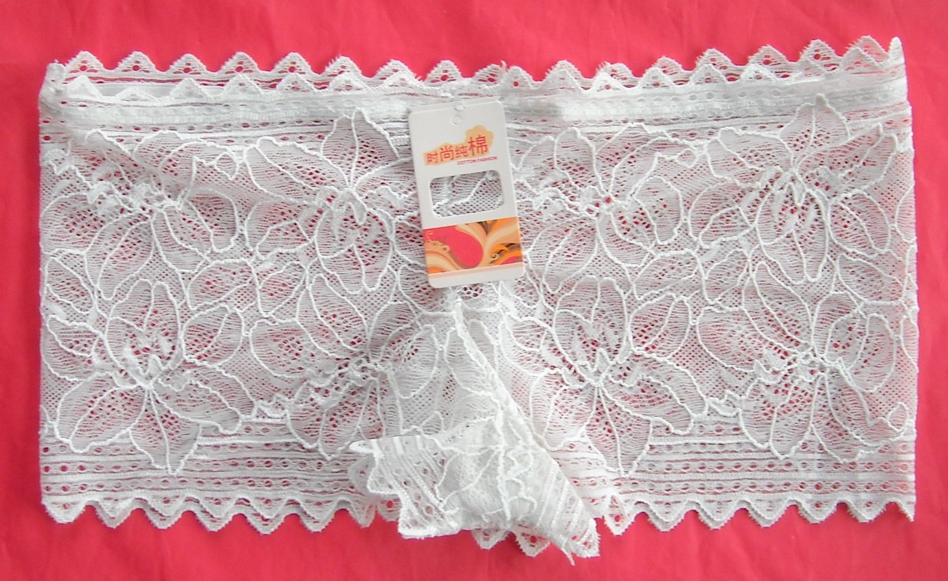 Misses Cream Openwork Lace Boyshorts Intimates Underwear Panties Size S ...