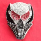 Silver color Alien Head with Rhinestone metal belt buckle Silver color Alien Head with Rhinestone metal belt buckle
