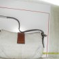 Preowned Coach Off-White Hobo Signature/Jacquard fabric with Brown Trim Purse