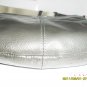 N/W/T Coach Silver Patent Pleater Pocket Adjustable Strap Shoulder Bag #F42834