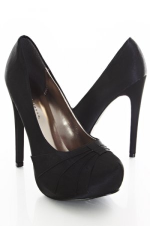 Black Peep Heels