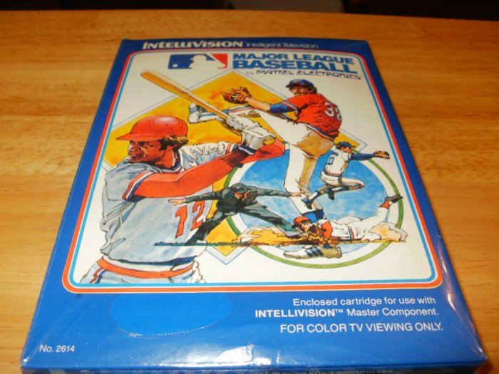 Major League Baseball Mattel Intellivision New Factory Sealed