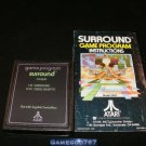 Surround - Atari 2600 - Text Label Version - With Manual