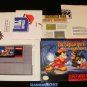 Magical Quest Starring Mickey Mouse - SNES Super Nintendo - With Box & Pamphlets